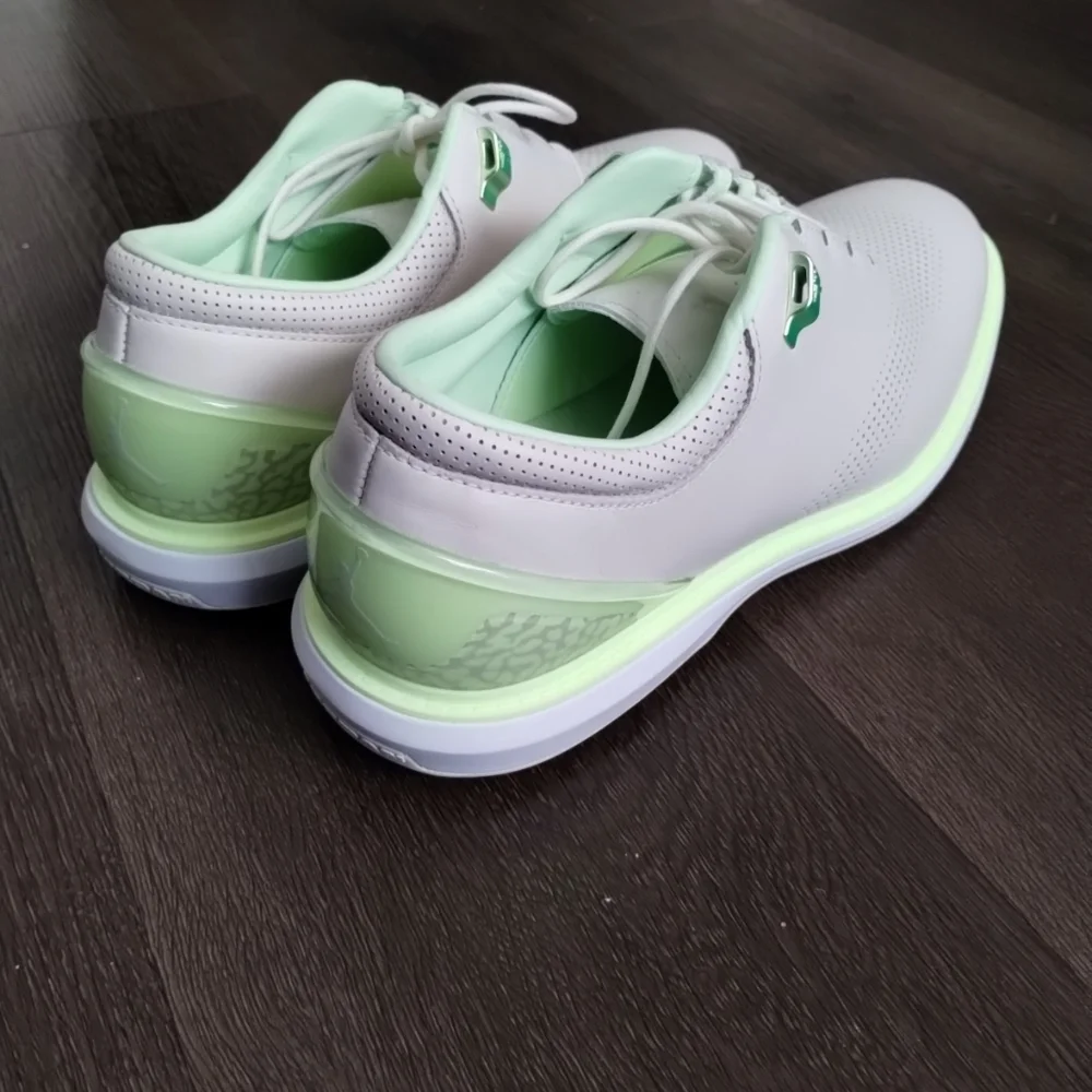 9.5 Or 10.5 Nike Jordan ADG 4 Golf Shoes Cleats Phantom Barely Volt DM0103-003 - Picture 2 of 11